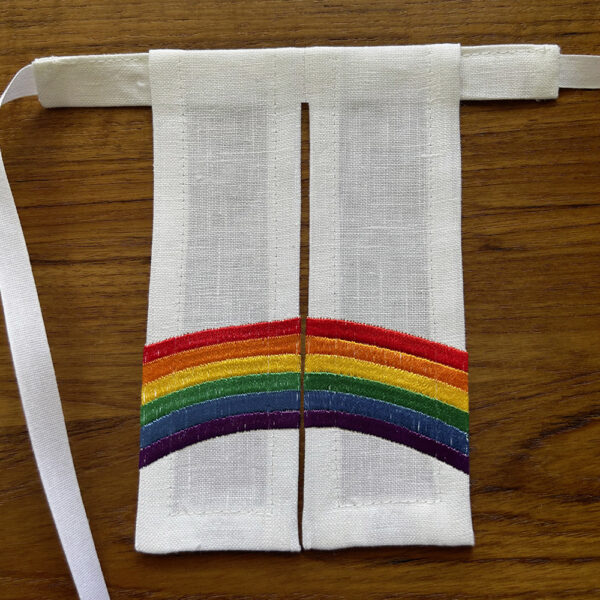 Beffchen Regenbogen O B