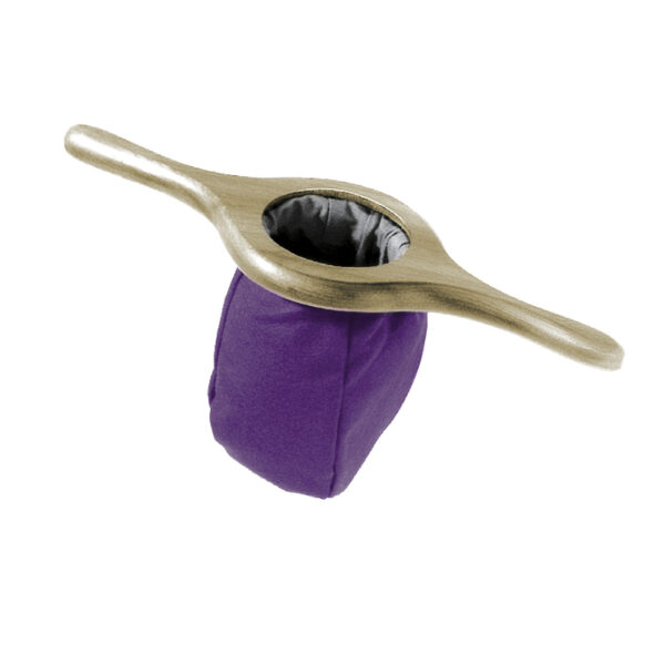 Kollektenbeutel violet samt