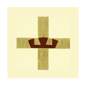 Parament Kreuz mit Krone