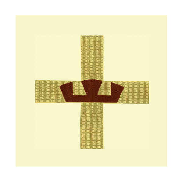 Parament Kreuz mit Krone
