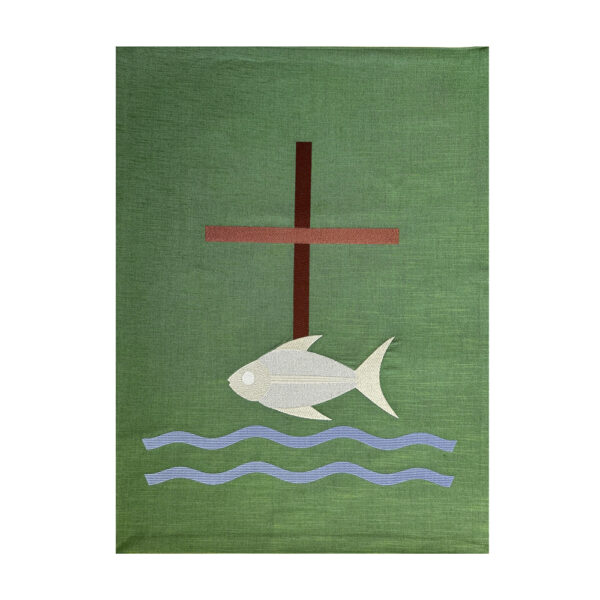 Parament Kreuz und Fisch