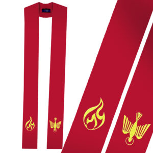 Stola mit Taube und Feuer